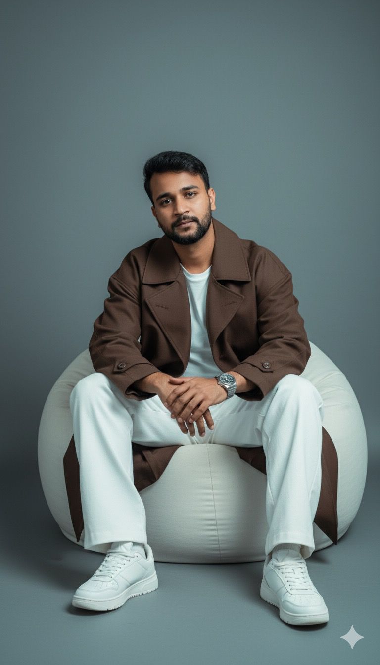 Fashion designer portrait